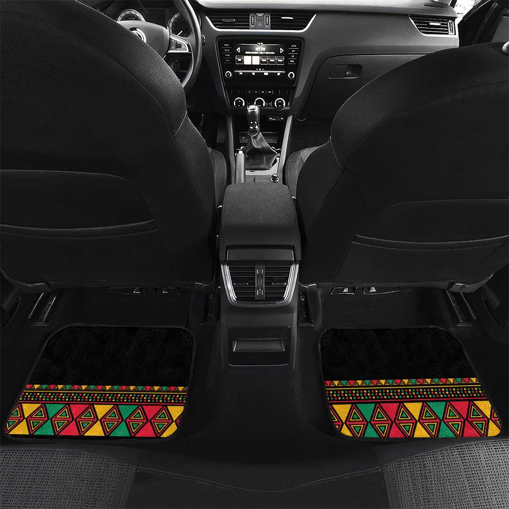 Make Every Month Black History Month Car Mats African Pattern