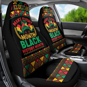 Make Every Month Black History Month Car Seat Cover African Pattern