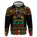 Make Every Month Black History Month Hoodie African Pattern