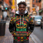 Make Every Month Black History Month Hoodie African Pattern