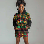 Make Every Month Black History Month Hoodie Dress African Pattern