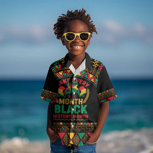 Make Every Month Black History Month Kid Hawaiian Shirt African Pattern