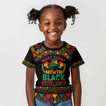 Make Every Month Black History Month Kid T shirt African Pattern