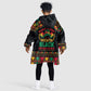 Make Every Month Black History Month Kid Wearable Blanket Hoodie African Pattern