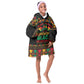 Make Every Month Black History Month Kid Wearable Blanket Hoodie African Pattern
