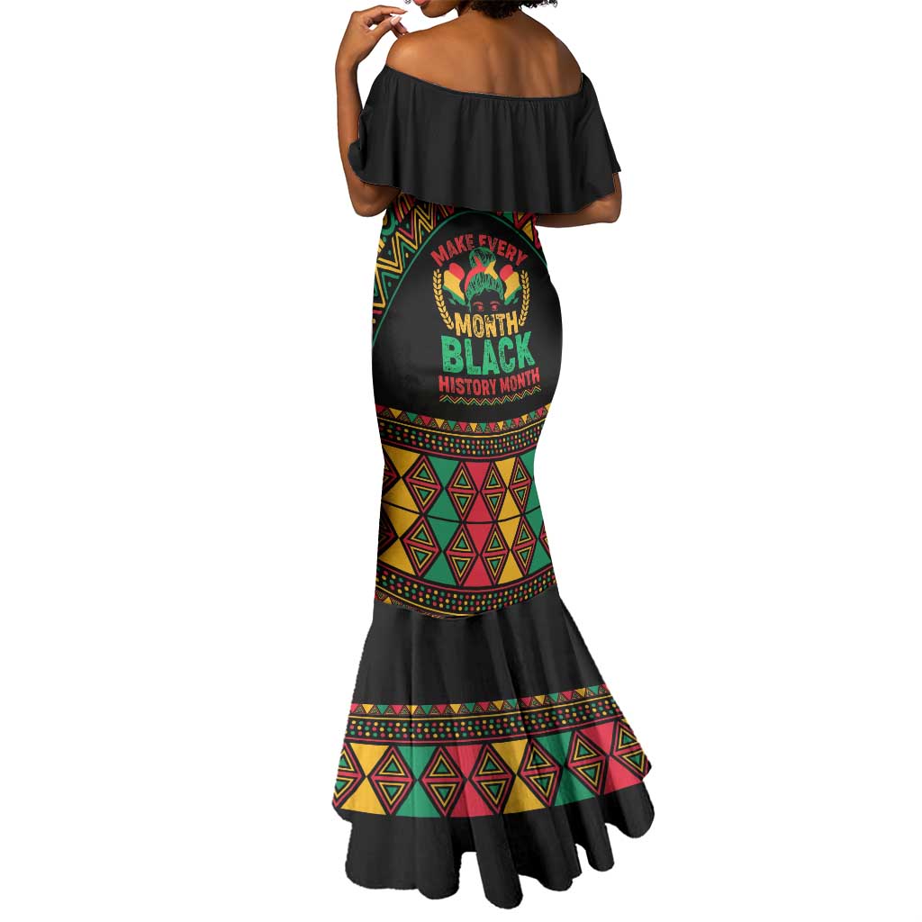 Make Every Month Black History Month Mermaid Dress African Pattern