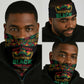 Make Every Month Black History Month Neck Gaiter African Pattern LT01