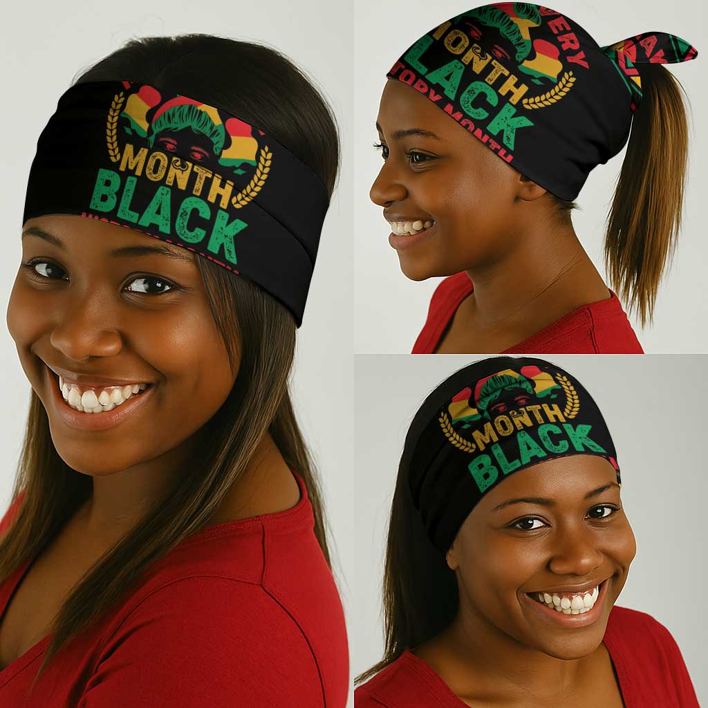 Make Every Month Black History Month Neck Gaiter African Pattern LT01