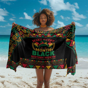 Make Every Month Black History Month Sarong African Pattern
