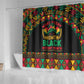 Make Every Month Black History Month Shower Curtain African Pattern