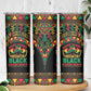 Make Every Month Black History Month Skinny Tumbler African Pattern