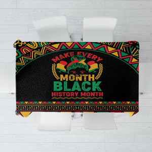 Make Every Month Black History Month Tablecloth African Pattern