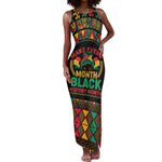 Make Every Month Black History Month Tank Maxi Dress African Pattern
