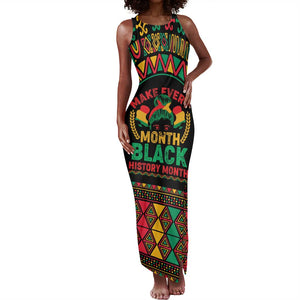 Make Every Month Black History Month Tank Maxi Dress African Pattern