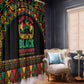 Make Every Month Black History Month Window Curtain African Pattern