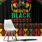Make Every Month Black History Month Window Curtain African Pattern