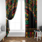 Make Every Month Black History Month Window Curtain African Pattern