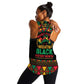 Make Every Month Black History Month Women Racerback Tank African Pattern
