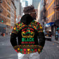 Make Every Month Black History Month Zip Hoodie African Pattern