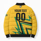 Custom Football 2026 Jamaica Bomber Puffer Jacket All A Wi One Team