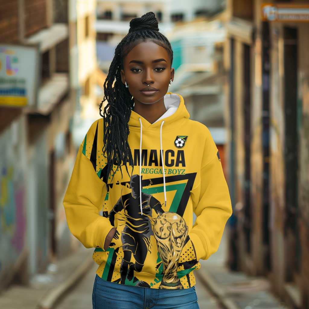 Custom Football 2026 Jamaica Hoodie All A Wi One Team