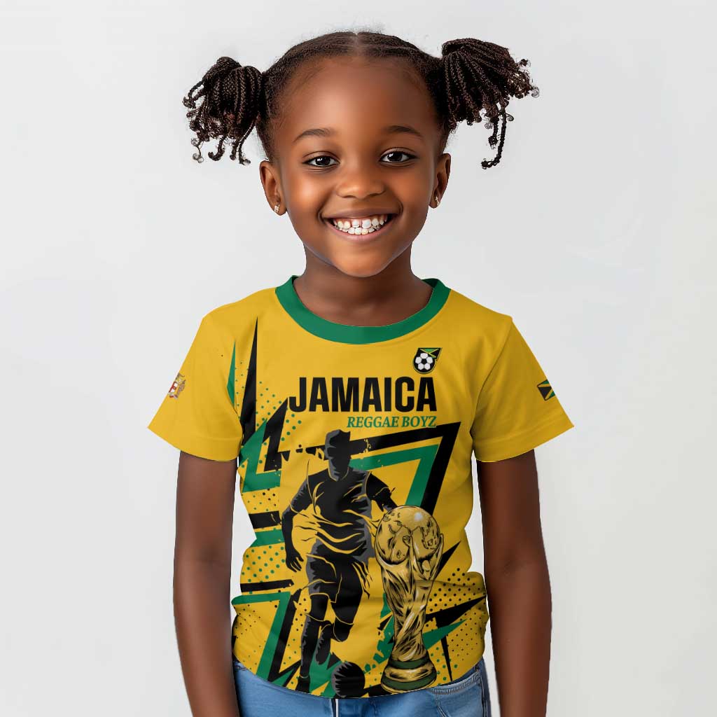 Custom Football 2026 Jamaica Kid T shirt All A Wi One Team