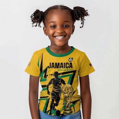 Custom Football 2026 Jamaica Kid T shirt All A Wi One Team