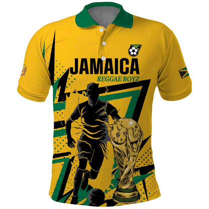 Custom Football 2026 Jamaica Polo Shirt All A Wi One Team