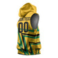 Custom Football 2026 Jamaica Sleeveless Hoodie All A Wi One Team