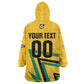 Custom Football 2026 Jamaica Wearable Blanket Hoodie All A Wi One Team
