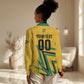 Custom Football 2026 Jamaica Women Casual Shirt All A Wi One Team