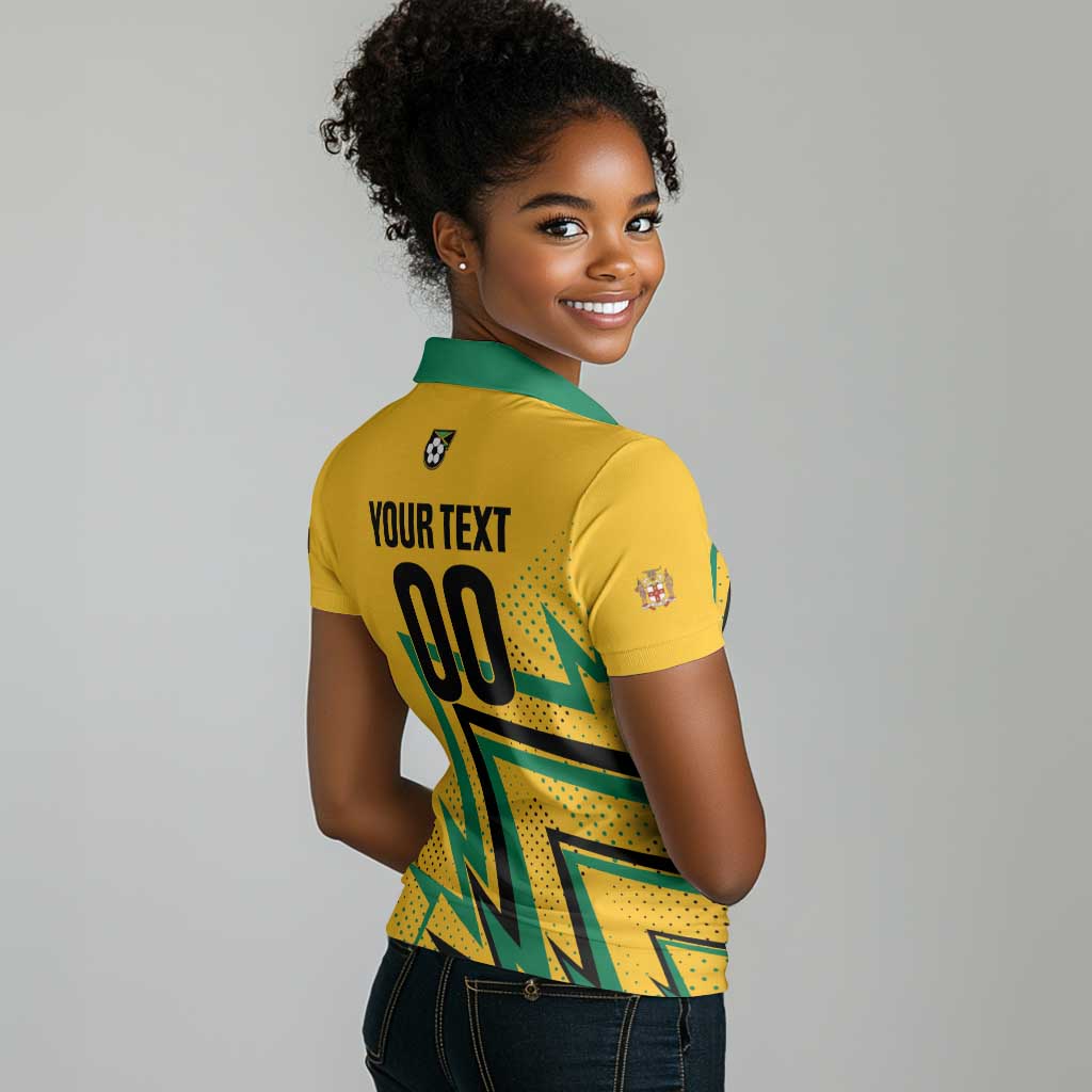Custom Football 2026 Jamaica Women Polo Shirt All A Wi One Team