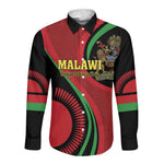 Malawi Independence Day Long Sleeve Button Shirt Unity and Freedom