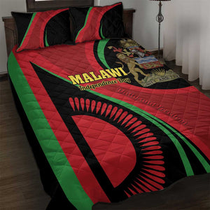 Malawi Independence Day Quilt Bed Set Unity and Freedom