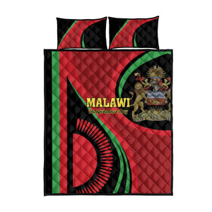 Malawi Independence Day Quilt Bed Set Unity and Freedom