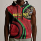 Malawi Independence Day Sleeveless Zip Hoodie Unity and Freedom - African Pride