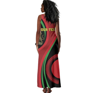 Malawi Independence Day Tank Maxi Dress Unity and Freedom
