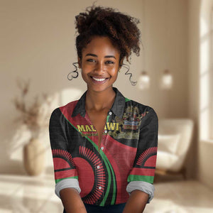 Malawi Independence Day Women Casual Shirt Unity and Freedom LT01