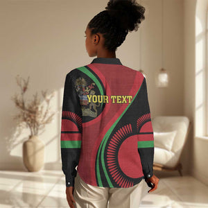 Malawi Independence Day Women Casual Shirt Unity and Freedom LT01