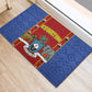 Eswatini African Pattern Rubber Doormat Swaziland Shield Siyinqaba