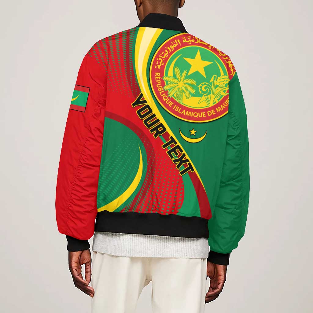 Personalized Mauritania Independence Day Bomber Jacket with Mauritanian Seal - Special Version