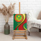 Mauritania Independence Day Canvas Wall Art with Mauritanian Seal - Special Version