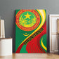 Mauritania Independence Day Canvas Wall Art with Mauritanian Seal - Special Version