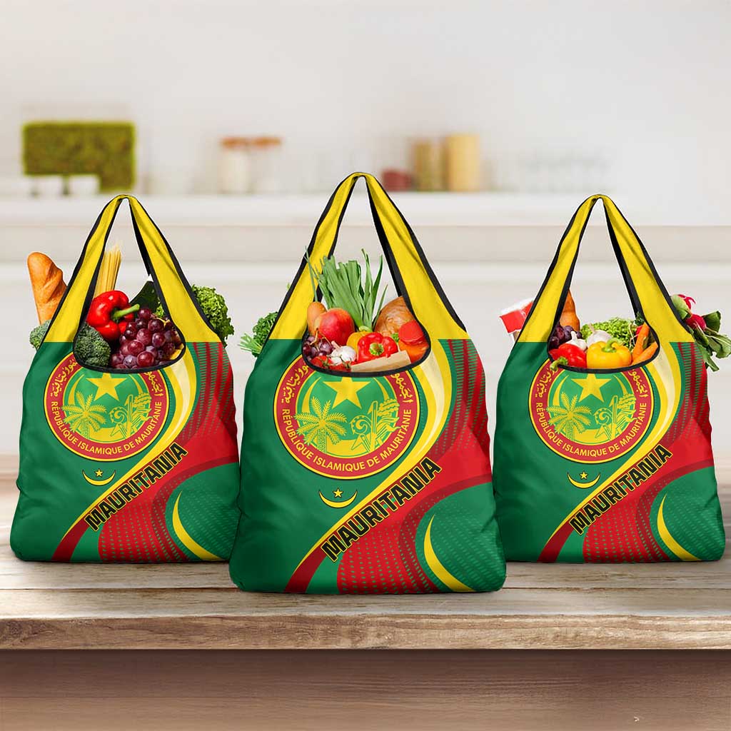 Mauritania Independence Day Grocery Bag with Mauritanian Seal - Special Version