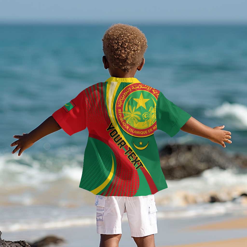 Personalized Mauritania Independence Day Kid Hawaiian Shirt with Mauritanian Seal - Special Version