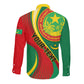 Personalized Mauritania Independence Day Long Sleeve Button Shirt with Mauritanian Seal - Special Version
