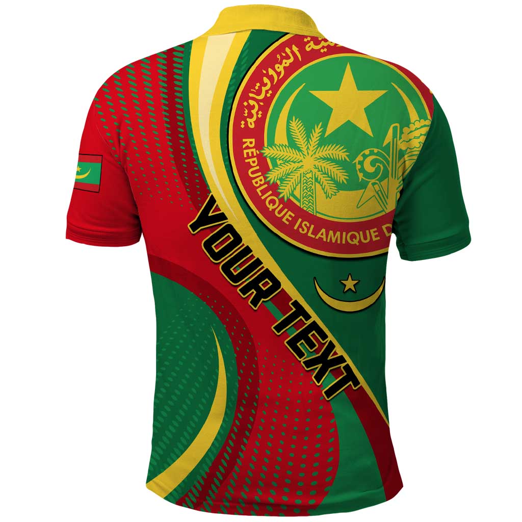 Personalized Mauritania Independence Day Polo Shirt with Mauritanian Seal - Special Version