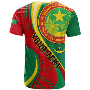 Personalized Mauritania Independence Day T shirt with Mauritanian Seal - Special Version