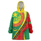 Personalized Mauritania Independence Day Wearable Blanket Hoodie with Mauritanian Seal - Special Version