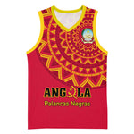 Support Palancas Negras - Red Angola Football Basketball Jersey - African Pride